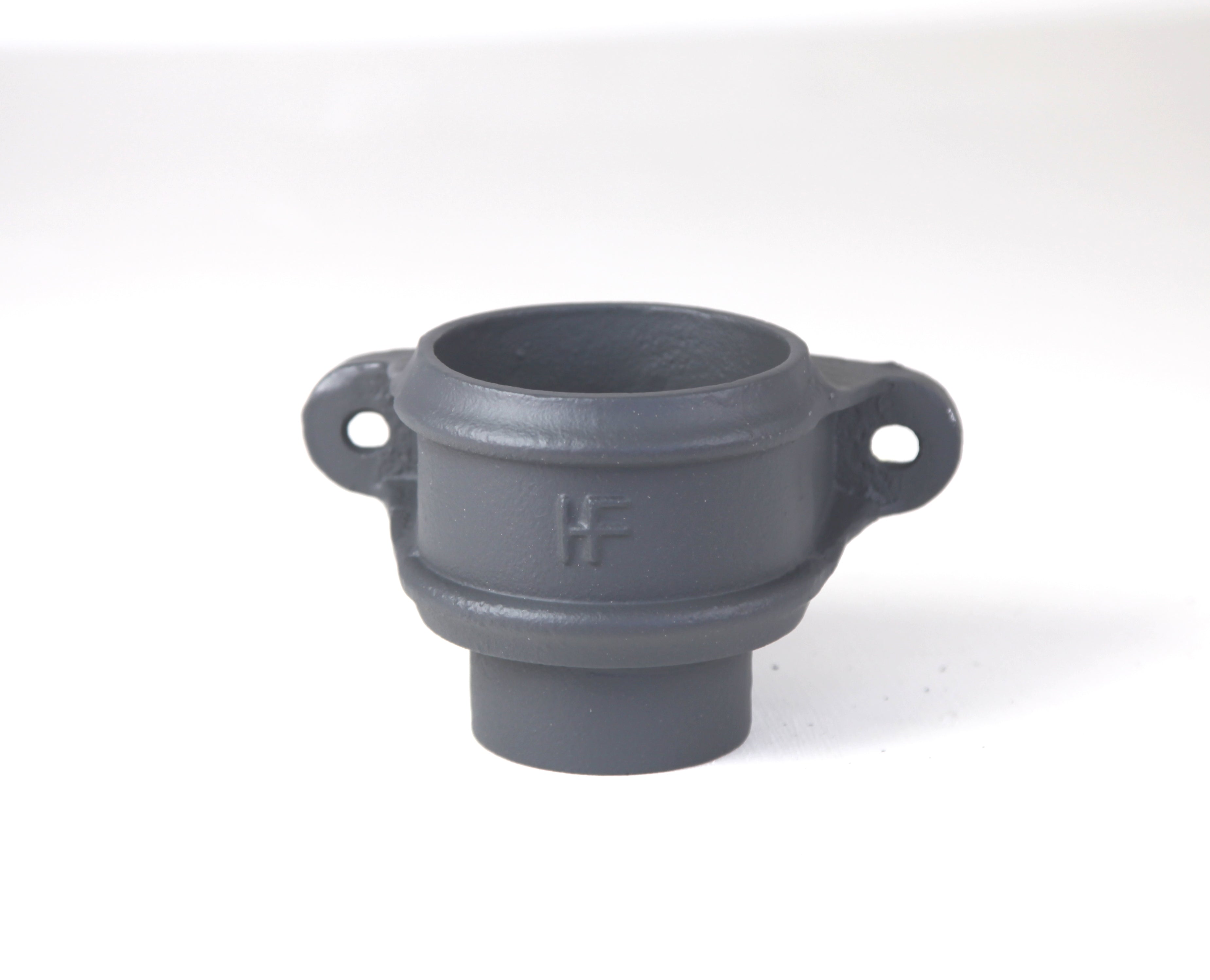 Hargreaves - Cast Iron Round Downpipe (65mm-150mm) Eared Loose Spigot - Aluminium Gutters Direct