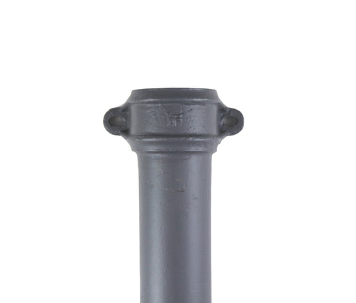 Hargreaves - Cast Iron Round Downpipe (65mm-150mm) Eared 1.8m Length - Aluminium Gutters Direct