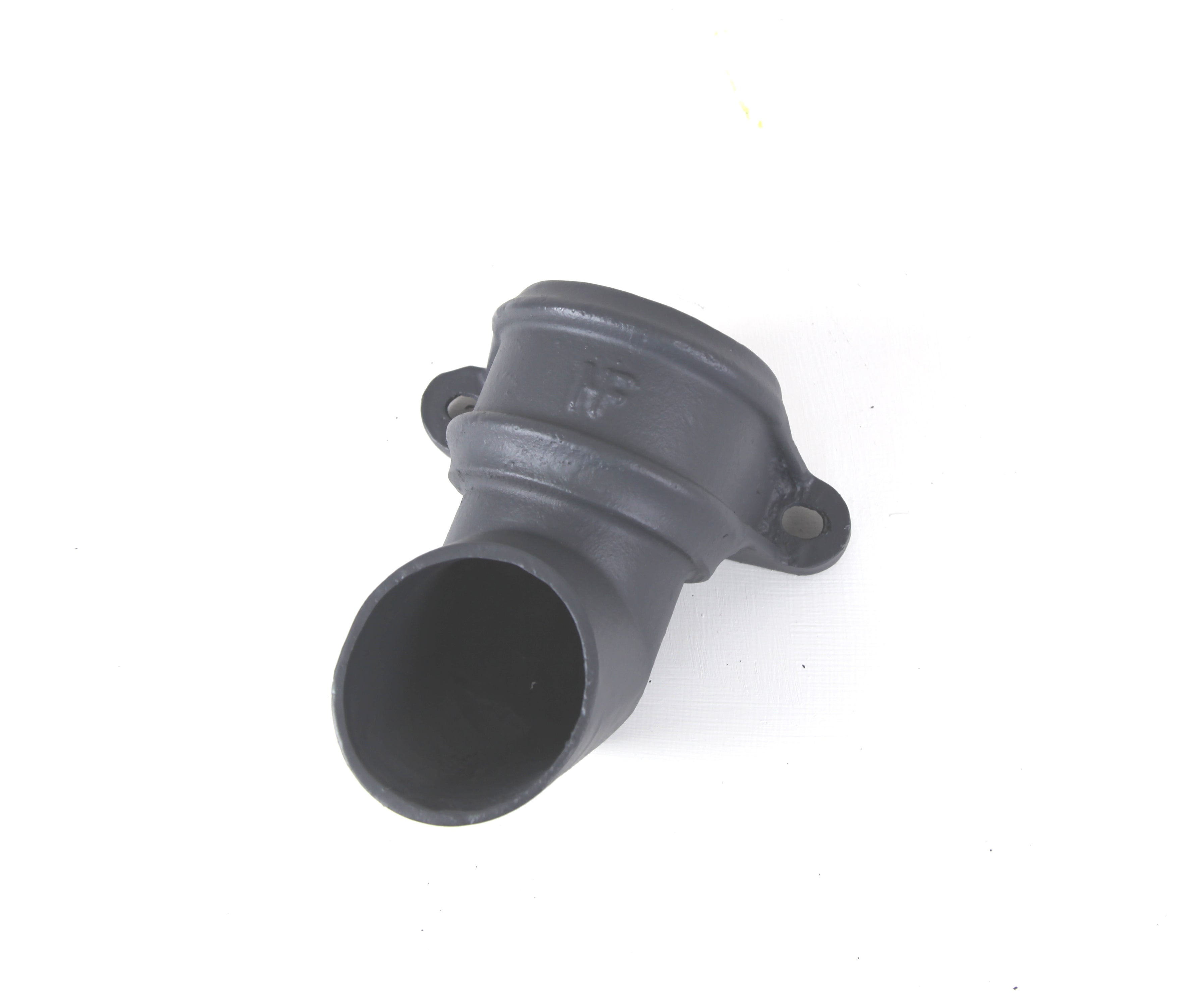 Hargreaves - Cast Iron Round Downpipe (65mm-150mm) Eared Shoe - Aluminium Gutters Direct