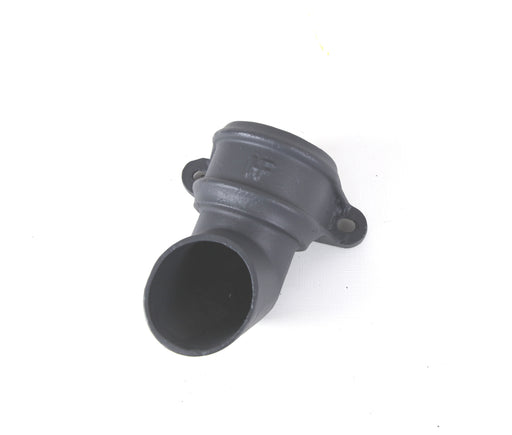 Hargreaves - Cast Iron Round Downpipe (65mm-150mm) Eared Shoe - Aluminium Gutters Direct