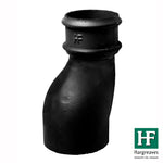 Hargreaves - Cast Iron Round Downpipe (65mm-150mm) Anti-Splash Shoe - Aluminium Gutters Direct
