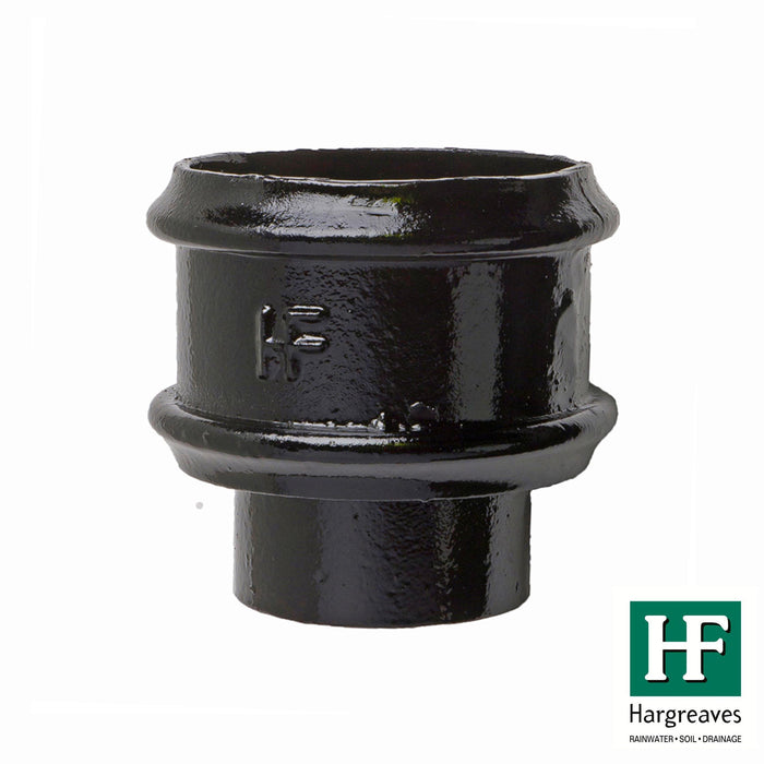 Hargreaves - Cast Iron Round Downpipe (65mm-150mm) Loose Spigot - Aluminium Gutters Direct