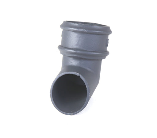 Hargreaves - Cast Iron Round Downpipe (65mm-150mm) Shoe - Aluminium Gutters Direct