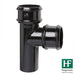 Hargreaves - Cast Iron Round Downpipe (75 x 50mm) 92.5 Degree Branch - Aluminium Gutters Direct