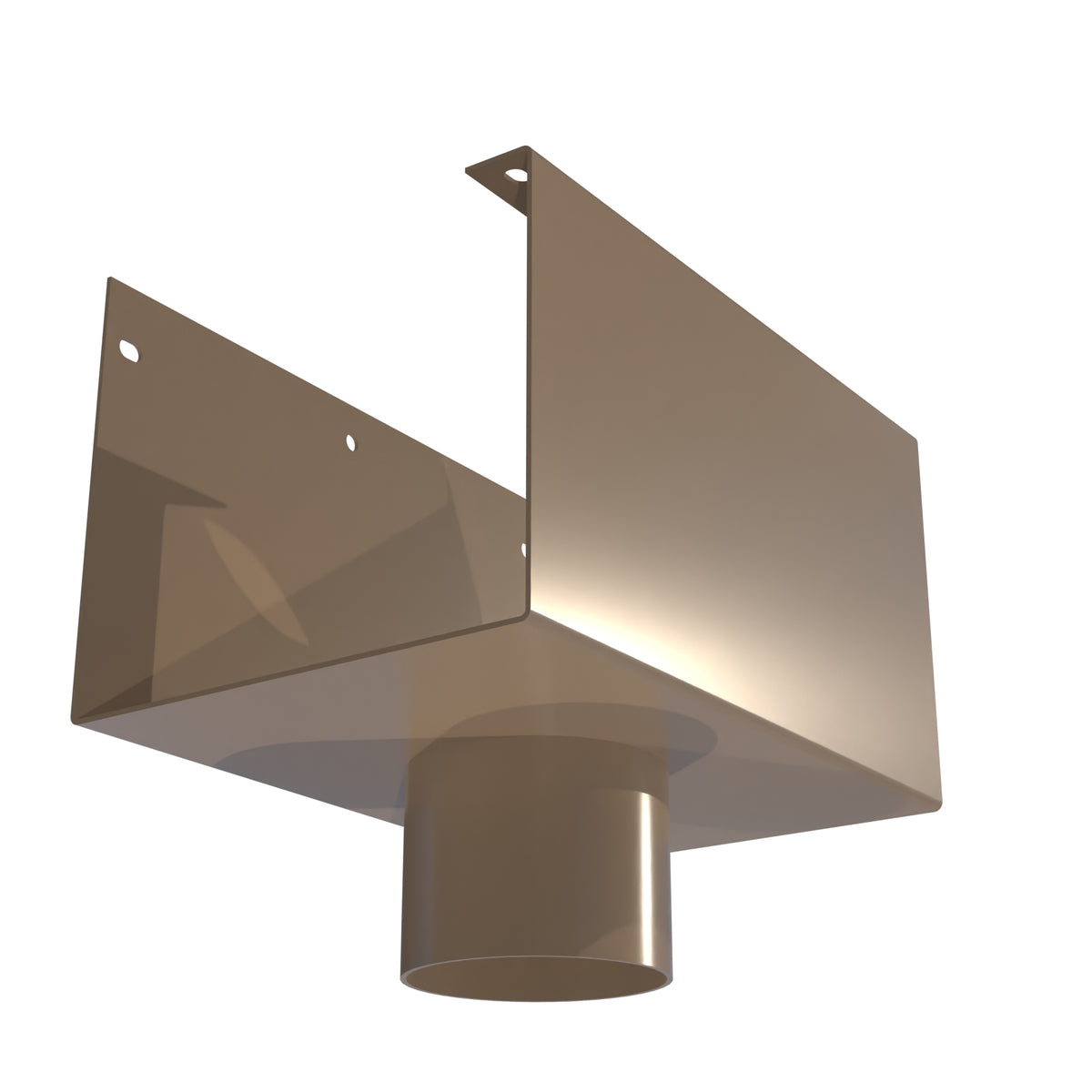 Dales Delta 125 (125x150) - Outlet 76.2mm Diameter - Aluminium Gutters Direct