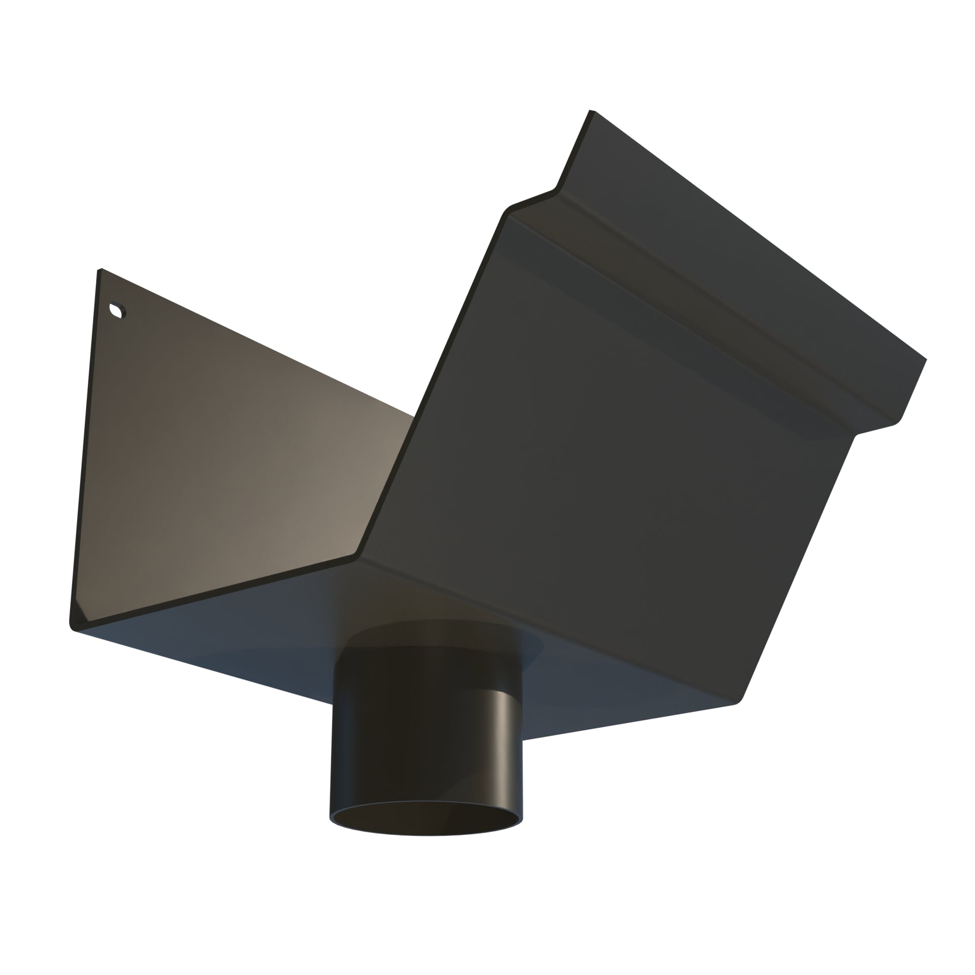 Dales Nene 2 (235x150) - Outlet 76.2mm Diameter - Aluminium Gutters Direct