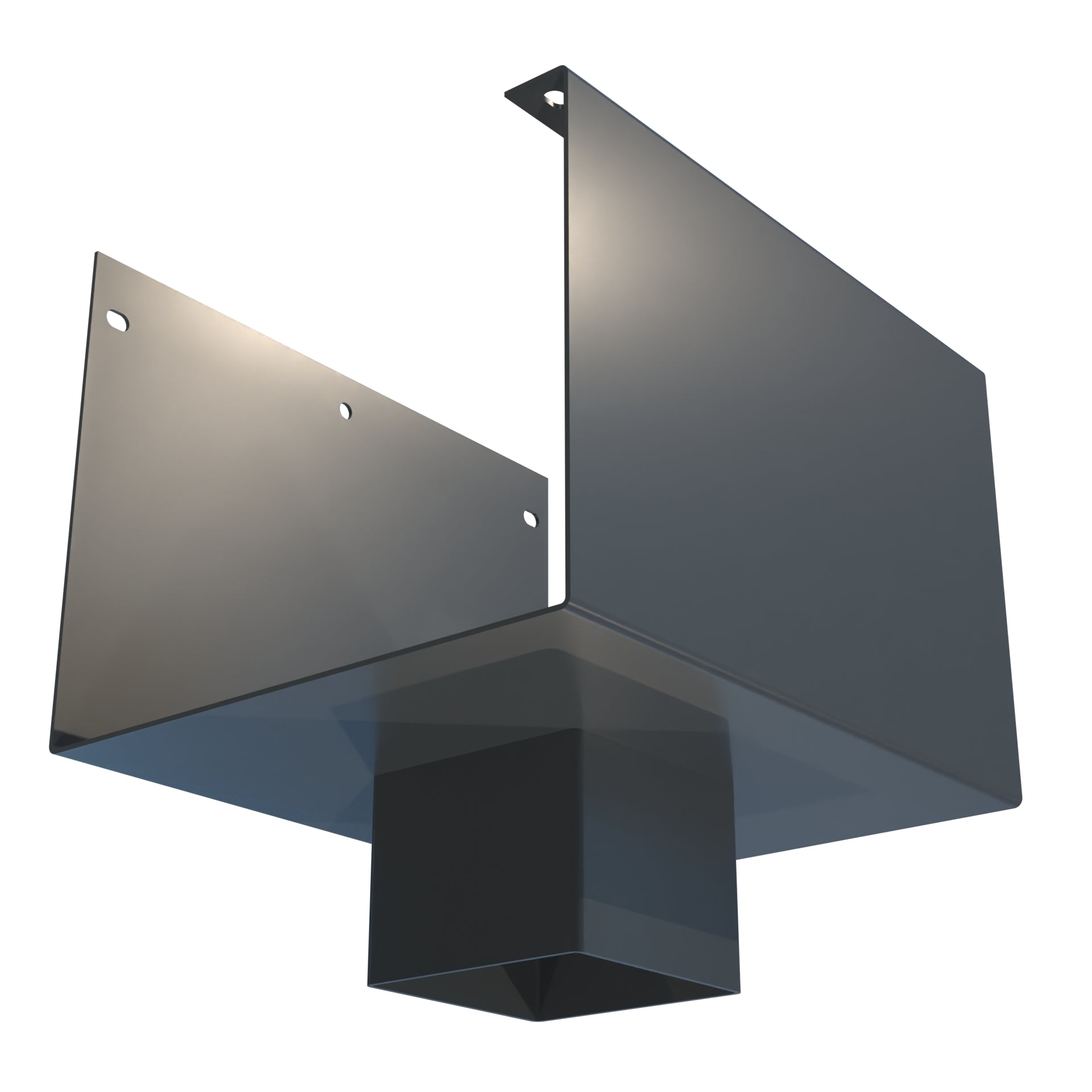 Dales Delta 150 (150x182) - Outlet 76.2mm Square - Aluminium Gutters Direct