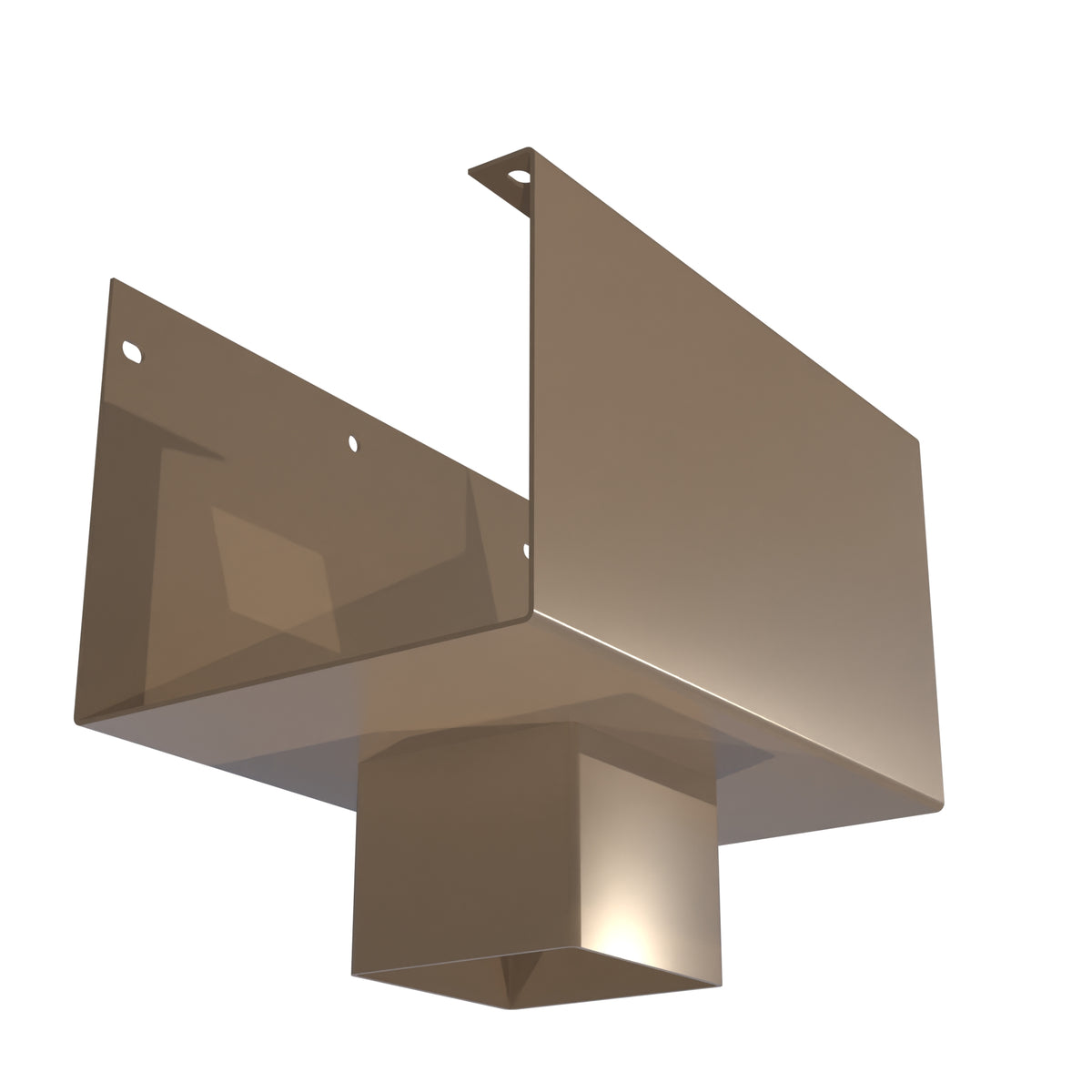 Dales Delta 125 (125x150) - Outlet 76.2mm Square - Aluminium Gutters Direct