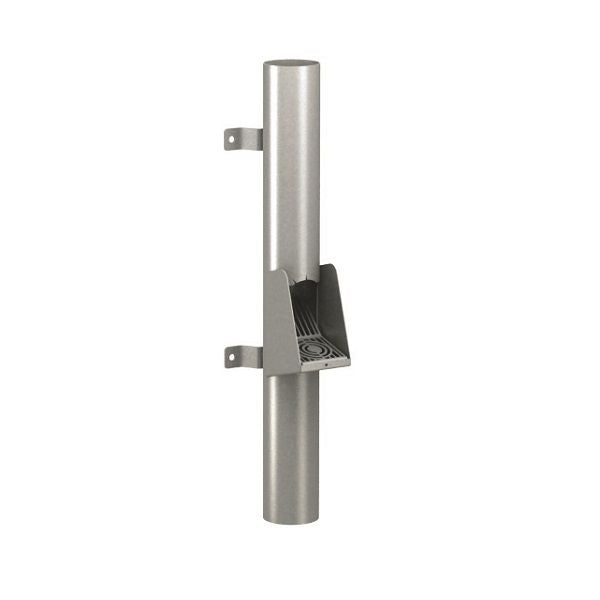Lindab Stainless Steel Vandal Reinforced Pipe with Leaf Trap (102mm) - Aluminium Gutters Direct