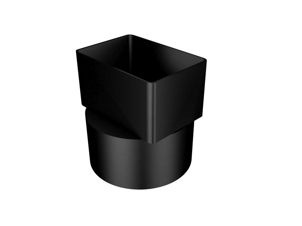 ARP Colonnade - 101x76mm Rectangular Drain Adaptors - Aluminium Gutters Direct