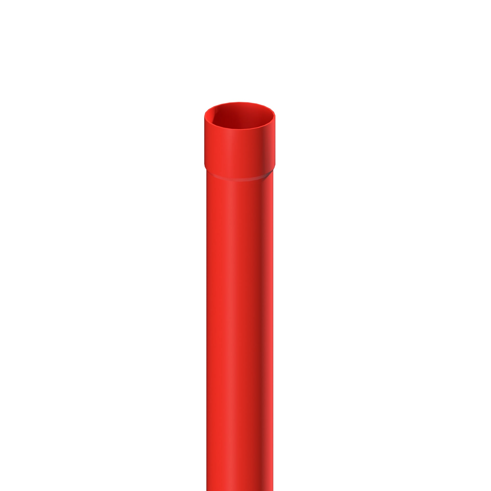 Dales Contemporary Round 76.2mm Dia Downpipe - 1m Length CW Socket
