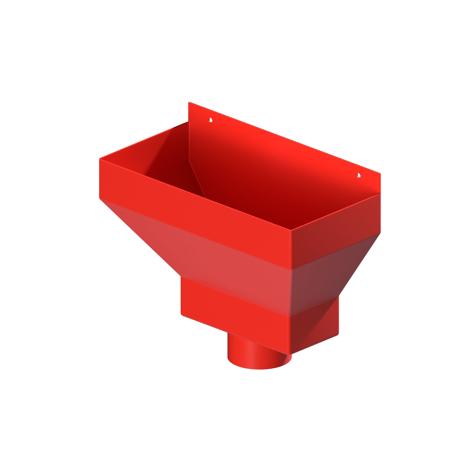 Dales Contemporary Round 76.2mm Dia Downpipe - Standard Hopper