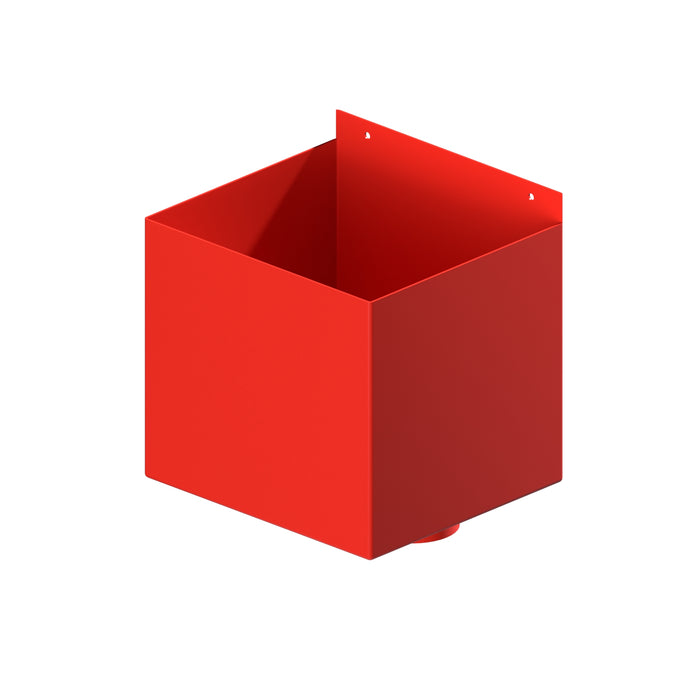 Dales Contemporary Round 76.2mm Dia Downpipe - Box Hopper 250x225x225mm