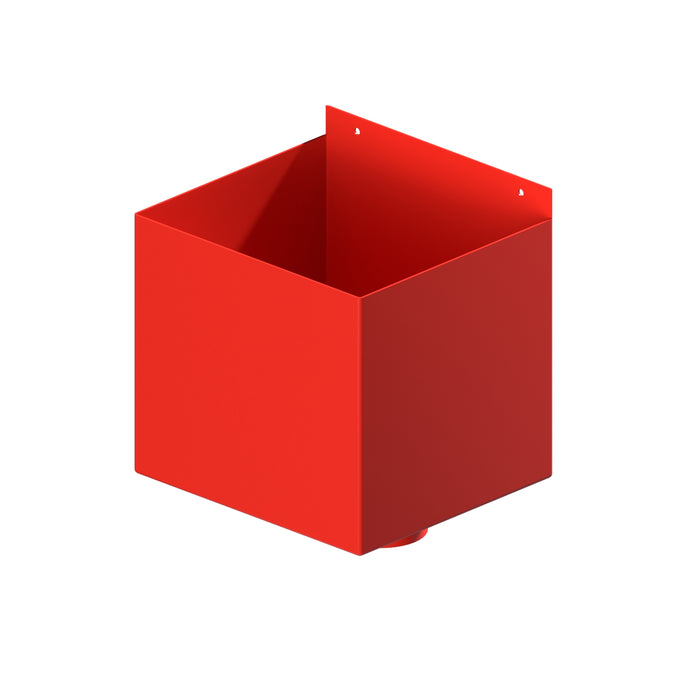 Dales Contemporary Round 76.2mm Dia Downpipe - Box Hopper (30mm Offset) 250x225x225mm