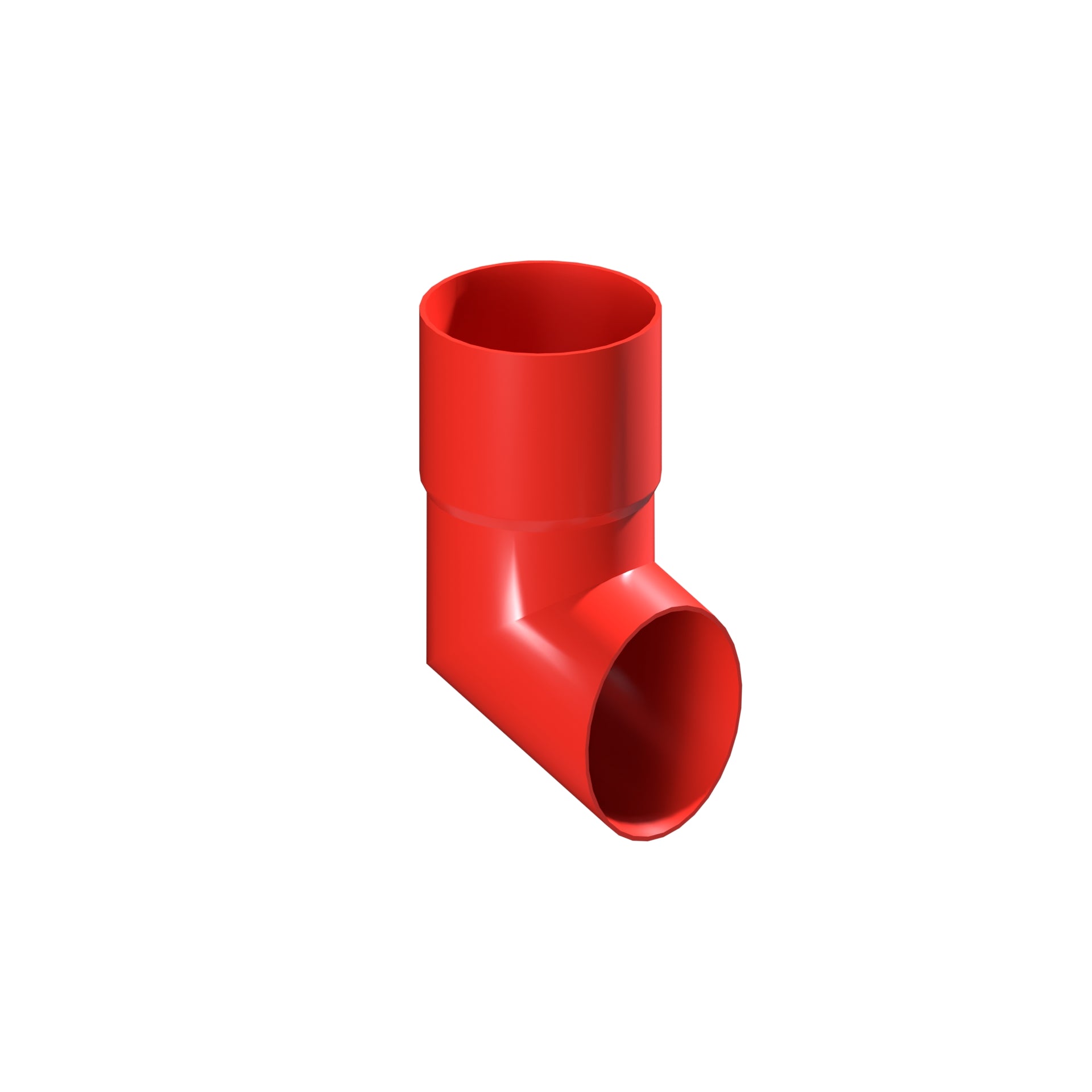 Dales Contemporary Round 76.2mm Dia Downpipe - 112.5 Degree Pipe Shoe CW Socket