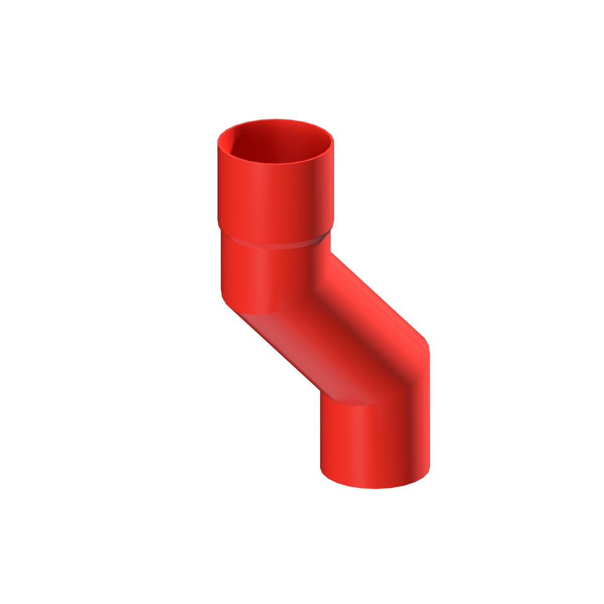 Dales Contemporary Round 76.2mm Dia Downpipe - Pipe Offset 135 Degree (100mm Projection) CW Socket
