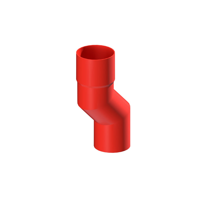 Dales Contemporary Round 76.2mm Dia Downpipe - Pipe Offset 135 Degree (50mm Projection) CW Socket