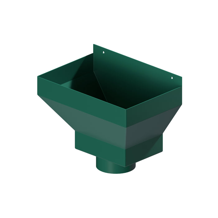 Dales Contemporary Round 101.6mm Dia Downpipe - Standard Hopper 30 mm Offset