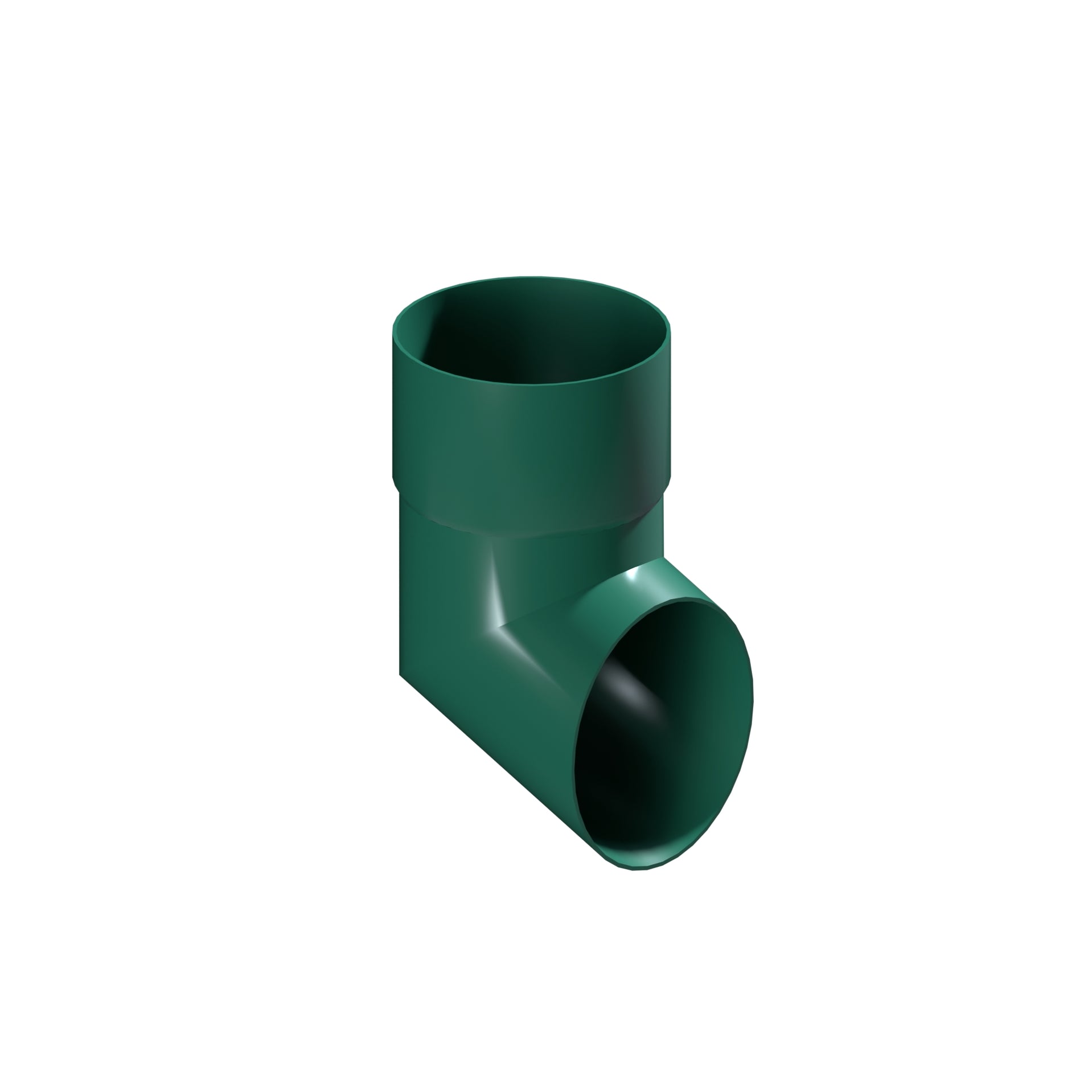 Dales Contemporary Round 101.6mm Dia Downpipe - 112.5 Degree Pipe Shoe