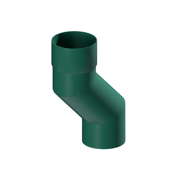 Dales Contemporary Round 101.6mm Dia Downpipe - Pipe Offset 135 Degree (100mm Projection) CW Socket