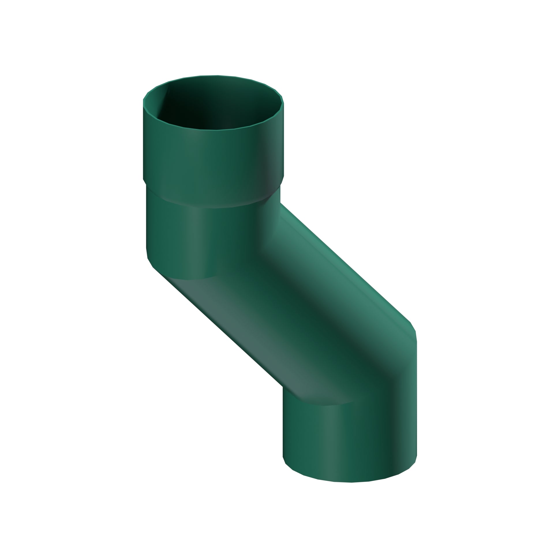 Dales Contemporary Round 101.6mm Dia Downpipe - Pipe Offset 135 Degree (150mm Projection) CW Socket