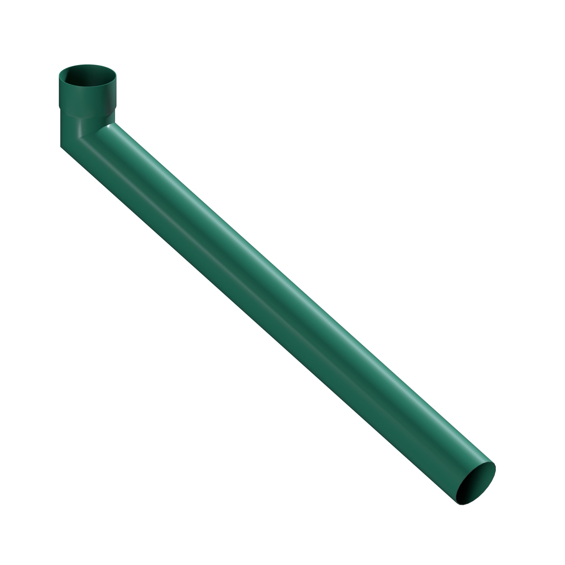 Dales Contemporary Round 101.6mm Dia Downpipe - Long Tailed Elbow 112.5 Degree (1000mm Projection) CW Socket