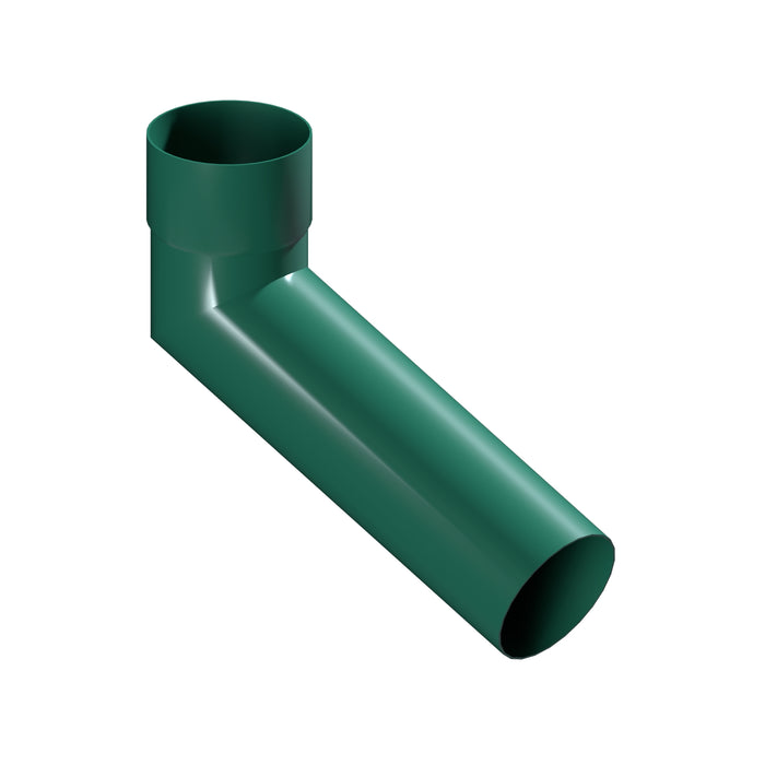 Dales Contemporary Round 101.6mm  Dia Downpipe - Long Tailed Elbow 112.5 Degree (300mm Projection) CW Socket