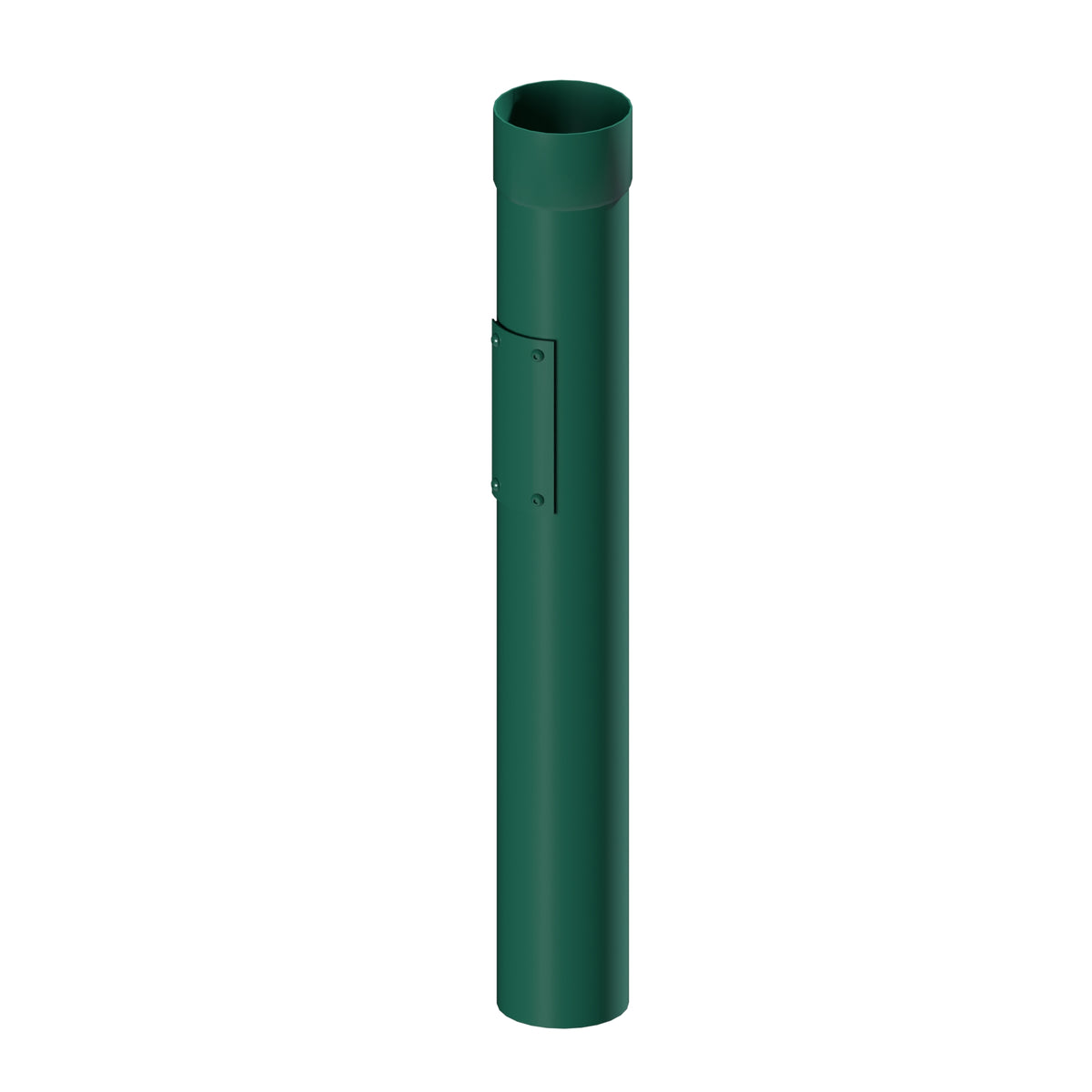 Dales Contemporary Round 101.6mm Dia Downpipe - Rodding Access 750mm Long CW Socket & Cover Plate