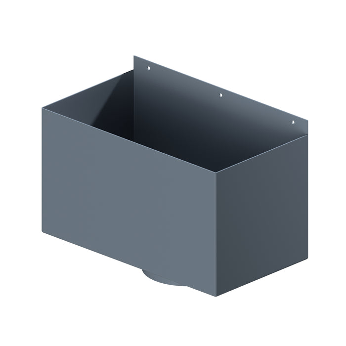 Dales Contemporary Round 152.4mm Dia Downpipe - Box Hopper 400x225x225mm