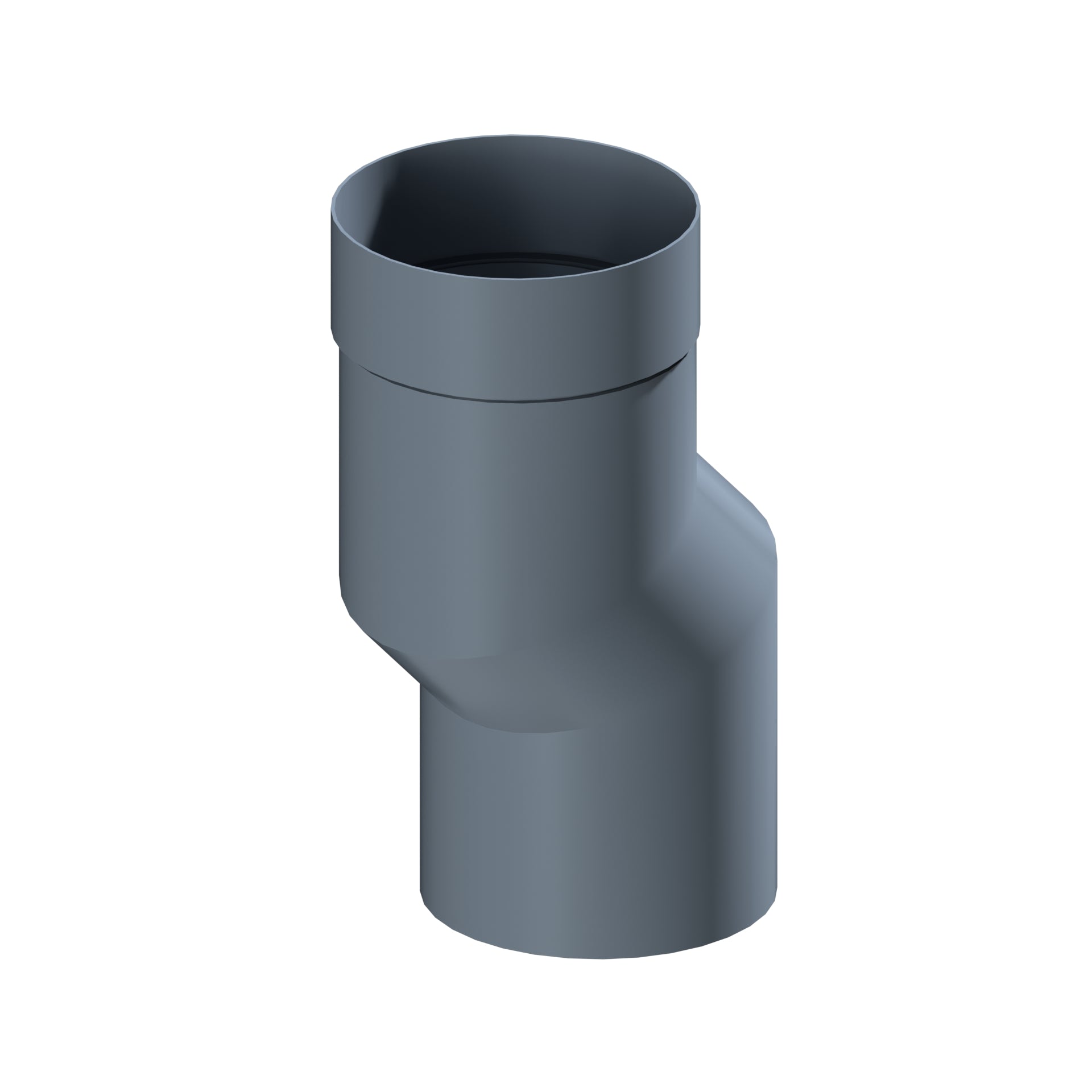 Dales Contemporary Round 152.4mm Dia Downpipe - Pipe Offset 135 Degree (50mm Projection) CW Socket