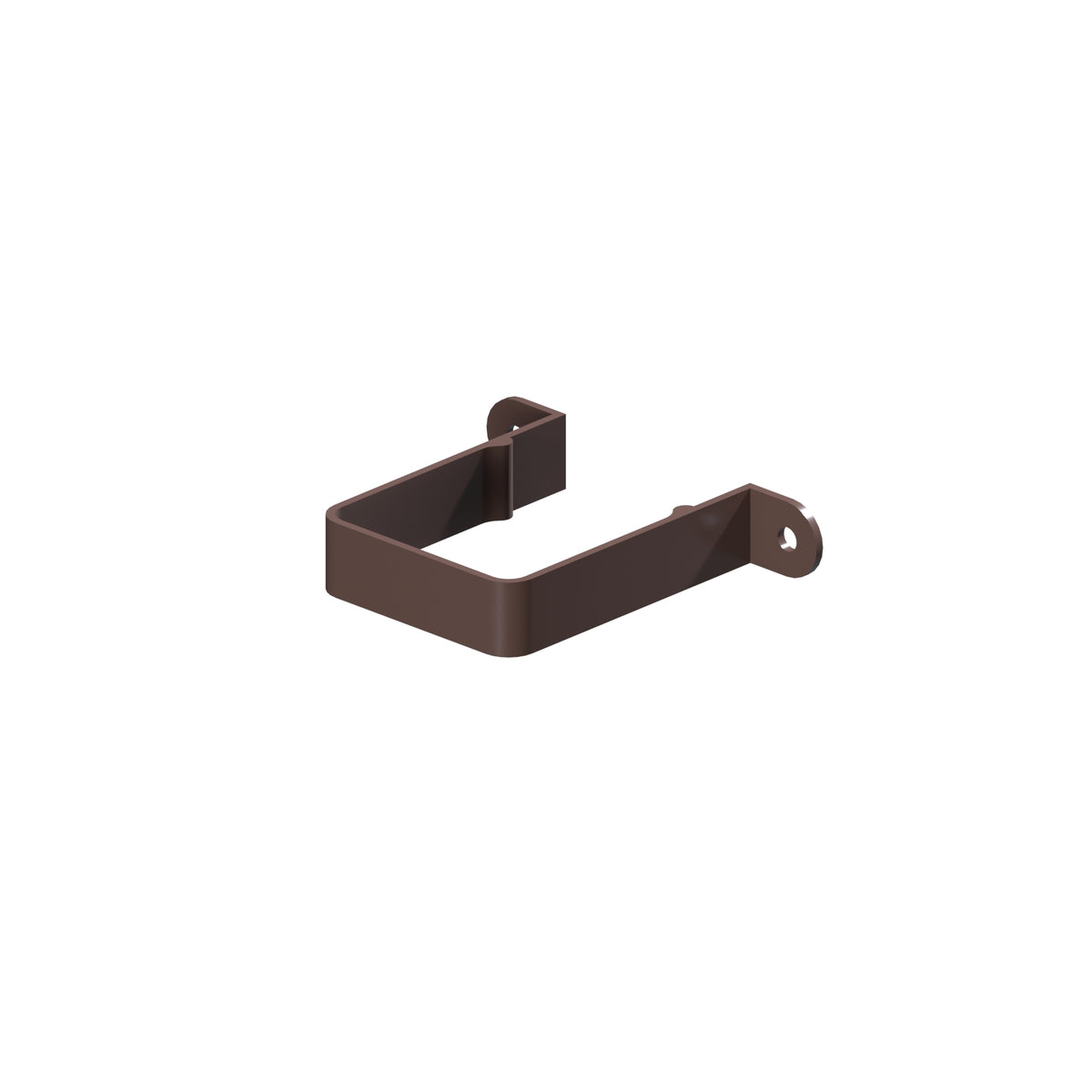 Dales Contemporary Square 76.2mm Downpipe - 30mm Offset Pipe Bracket - Aluminium Gutters Direct