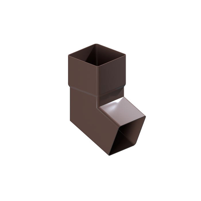 Dales Contemporary Square 76.2mm Downpipe - Standard Pipe Elbow 112.5 Degree