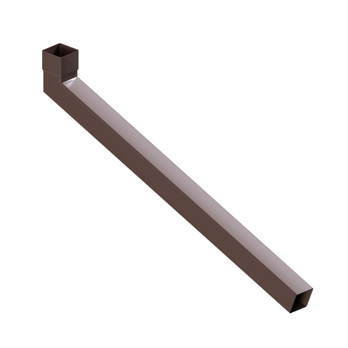 Dales Contemporary Square 76.2mm Downpipe - Long Tailed Elbow 112.5 Degree (1000mm Projection) CW