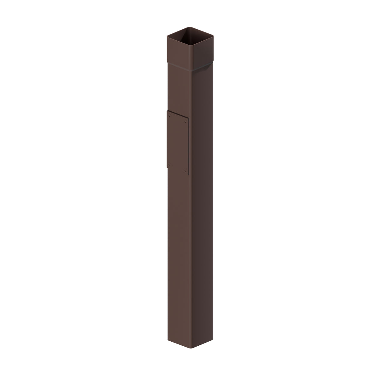 Dales Contemporary Square 76.2mm Downpipe - Rodding Access 750mm Long