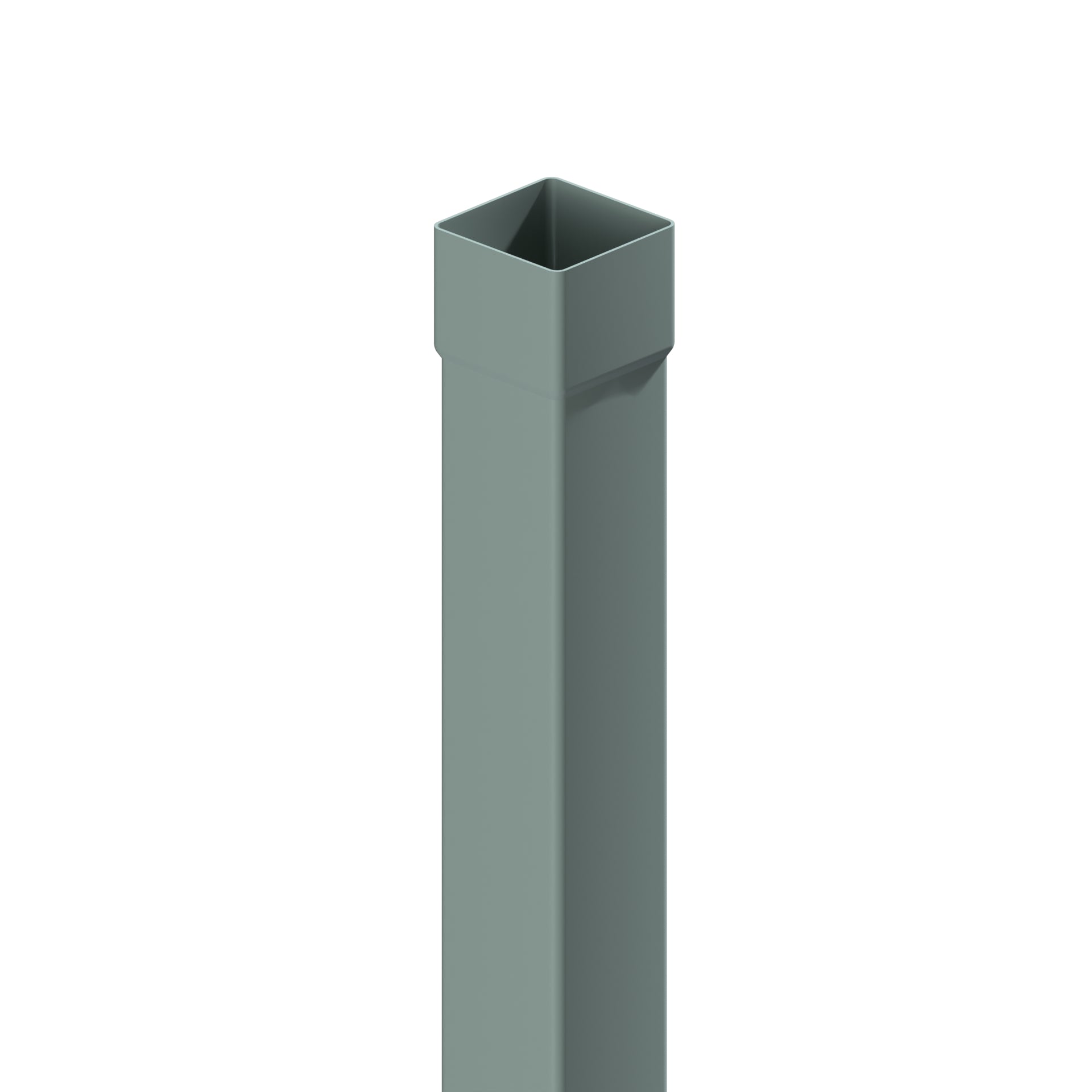 Dales Contemporary Square 101.6mm Downpipe - 2m Length CW Socket