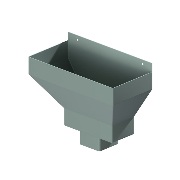 Dales Contemporary Square 101.6mm  Downpipe - Standard Hopper