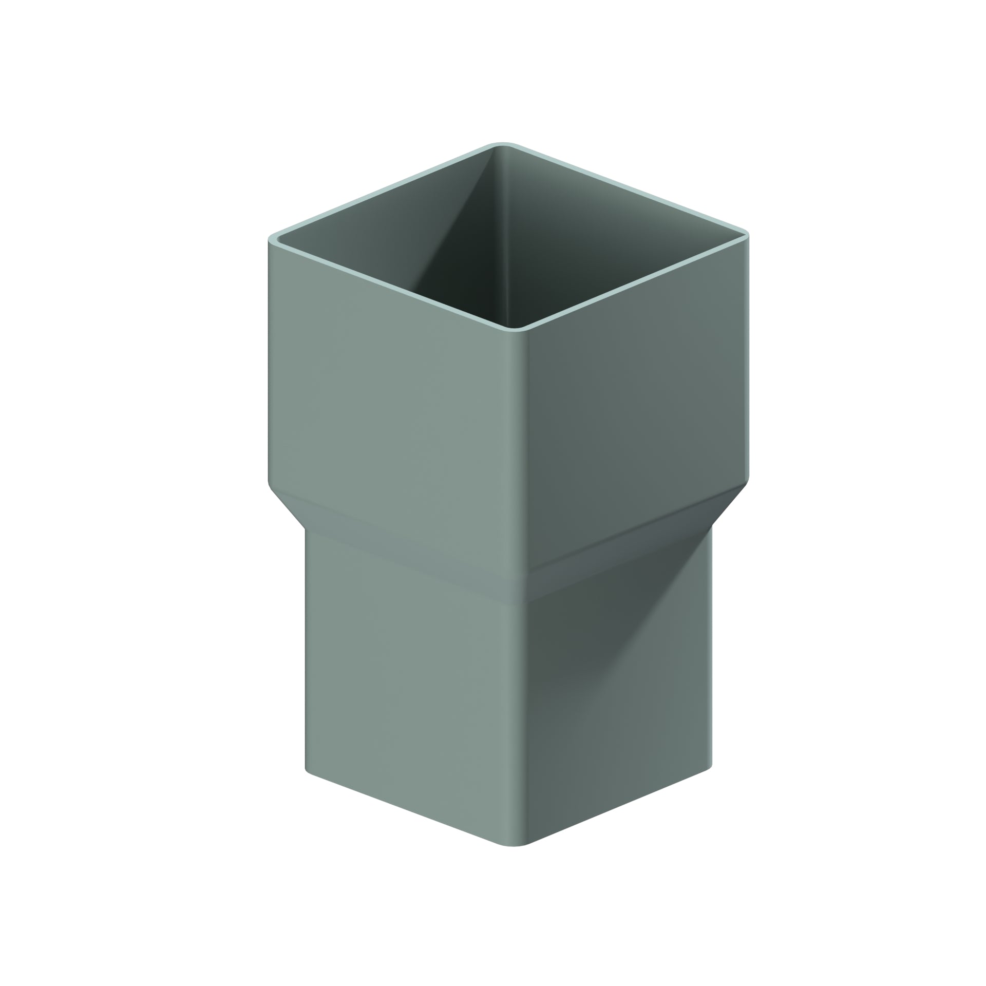 Dales Contemporary Square 101.6mm  Downpipe - Pipe Connector