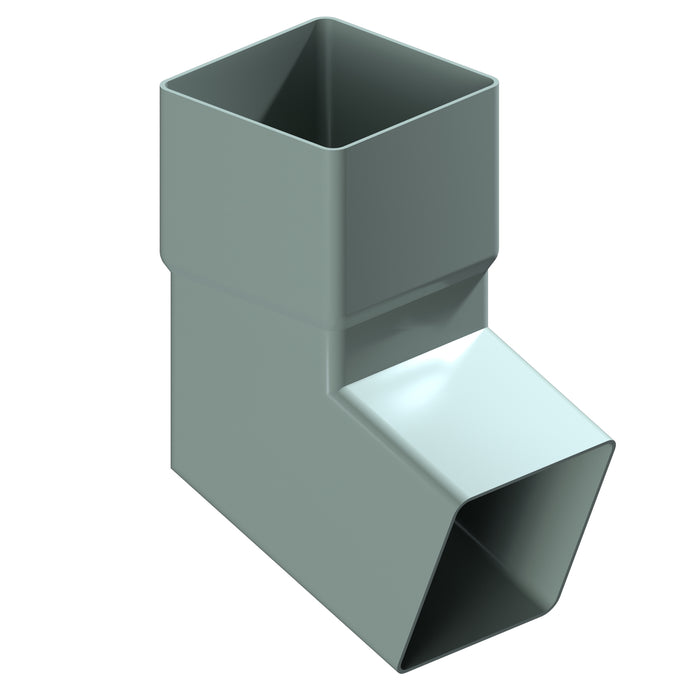 Dales Contemporary Square 101.6mm Downpipe - Standard Pipe Elbow 112.5 Degree