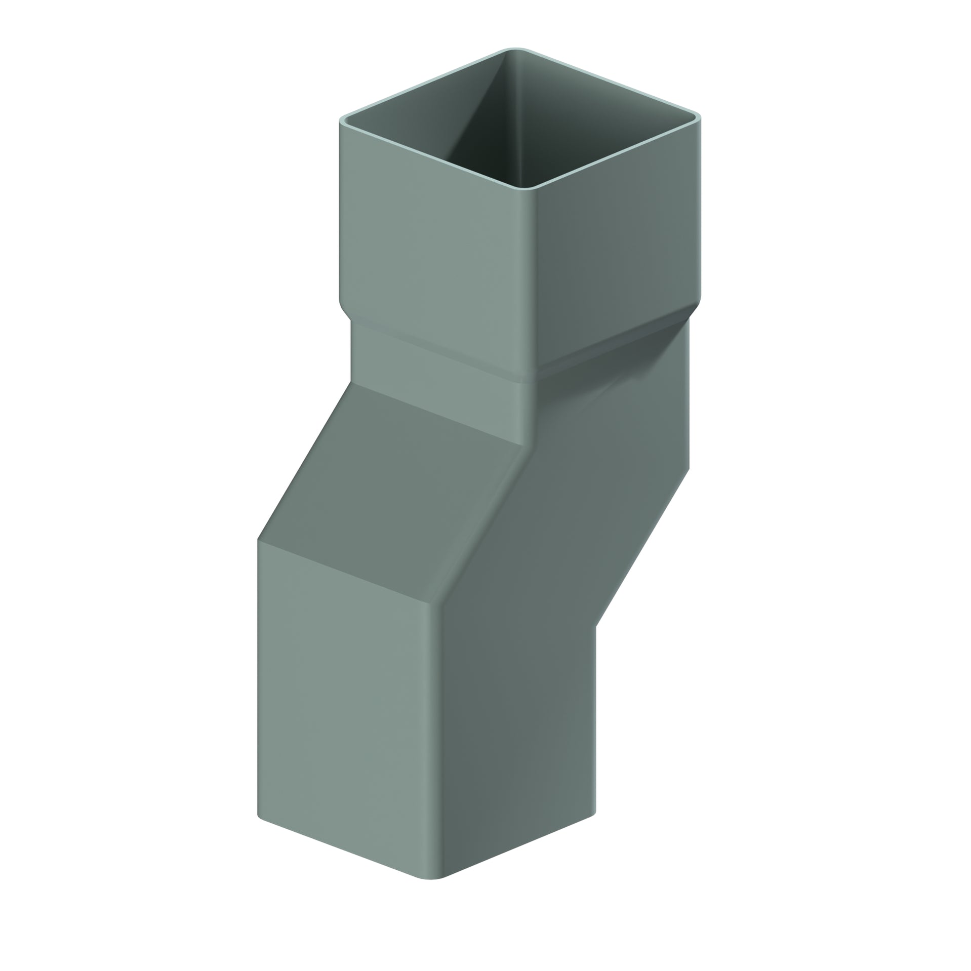 Dales Contemporary Square 101.6mm Downpipe - Pipe Offset 135 Degree (5