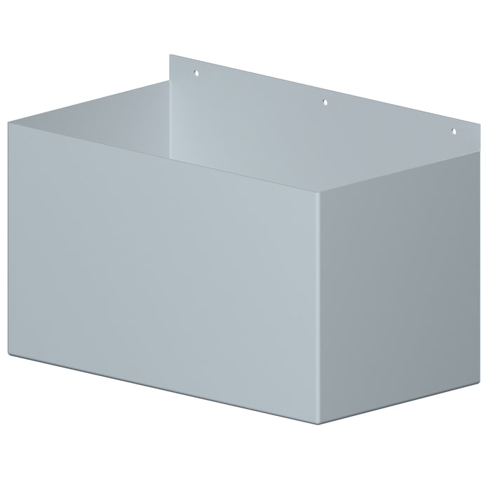 Dales Contemporary Rectangular 100x75mm Downpipe - Box Hopper (30mm Offset) 400x225x225mm