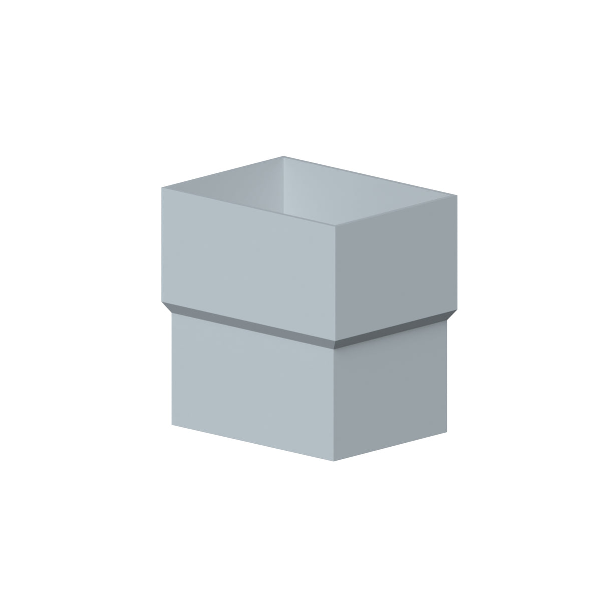 Dales Contemporary Rectangular 100x75mm  Downpipe - Pipe Connector