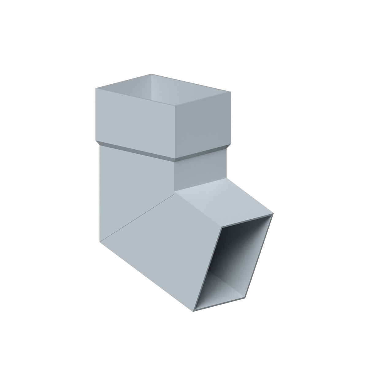 Dales Contemporary Rectangular 100x75mm Downpipe - Standard Pipe Elbow 112.5 Degree L/R