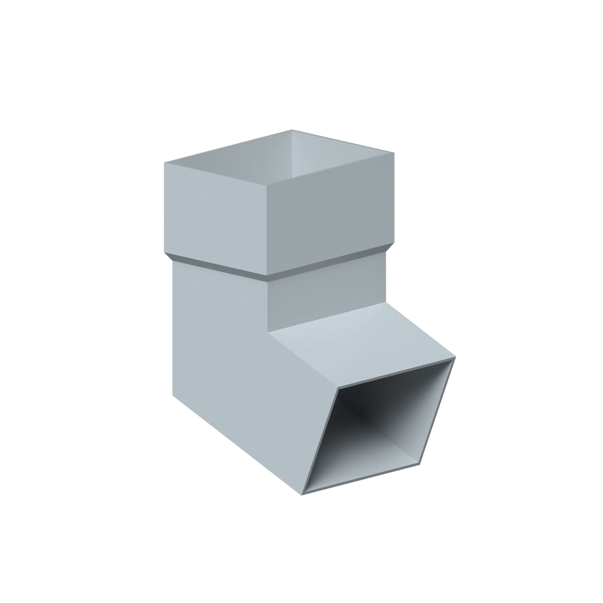 Dales Contemporary Rectangular 100x75mm Downpipe - Standard Pipe Elbow 112.5 Degree