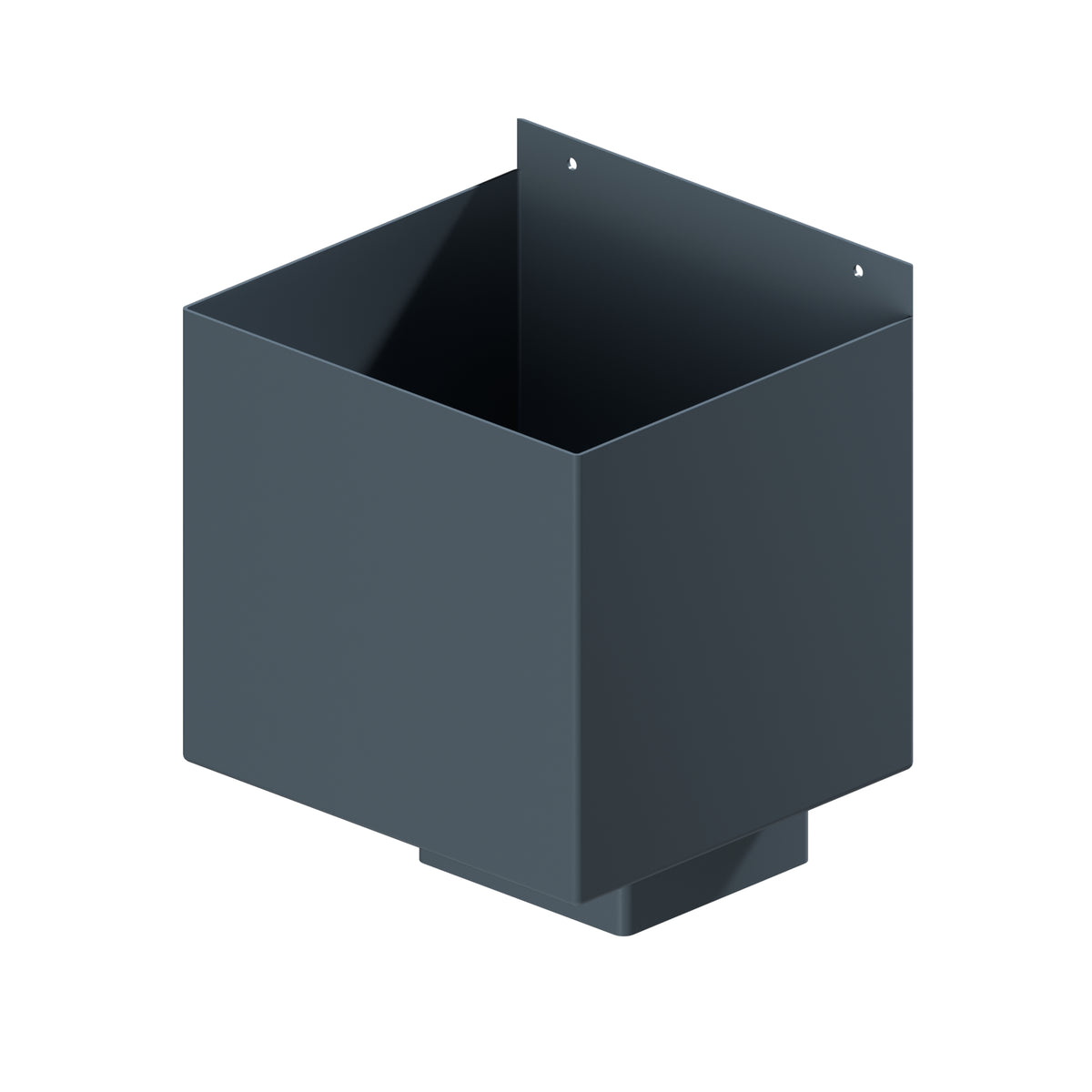 Dales Contemporary Square 150mm Downpipe - Box Hopper 250x225x225mm