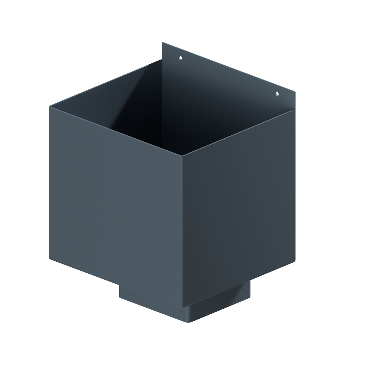 Dales Contemporary Square 150mm Downpipe - Box Hopper (30mm Offset) 250x225x225mm