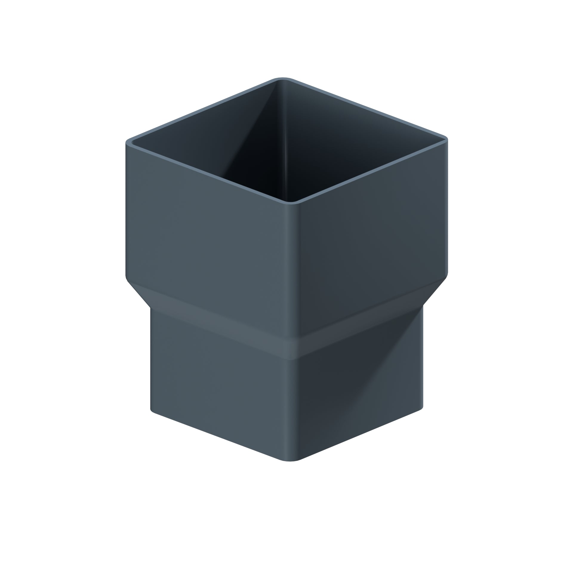 Dales Contemporary Square 150mm Downpipe - Pipe Connector