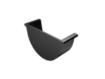 ARP Legacy - 114mm Deep Beaded Half Round Gutter Ext/Int Stop End - Aluminium Gutters Direct