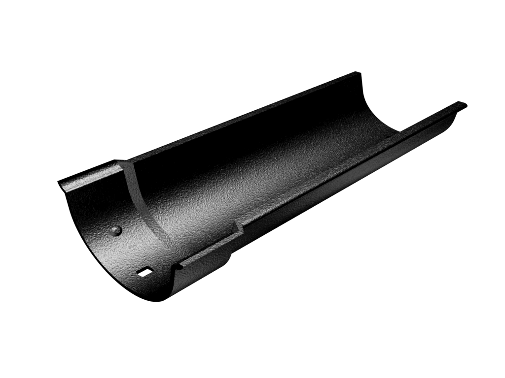 ARP Legacy - (100-125mm) Beaded Half Round Gutter (1.8m) Lengths - Aluminium Gutters Direct