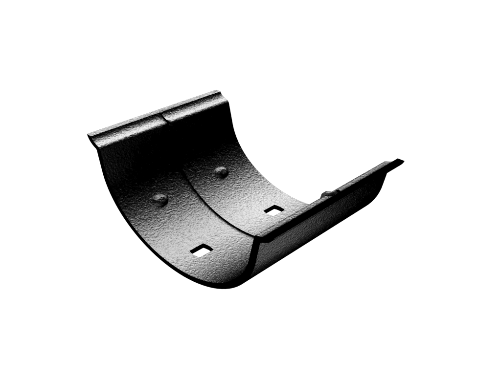 ARP Legacy - (100-125mm) Beaded Half Round Gutter Union Connector - Aluminium Gutters Direct