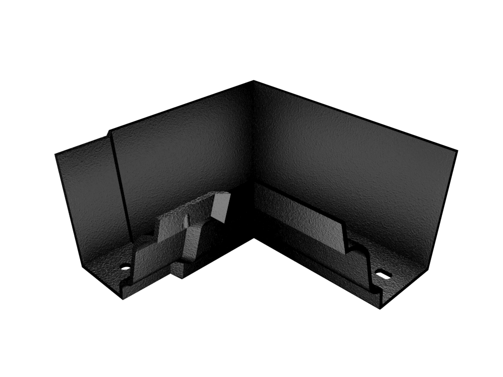 ARP Legacy - (100x75-150x100mm) Moulded No46 Ogee Gutter (90-135) Degree Angle - Aluminium Gutters Direct